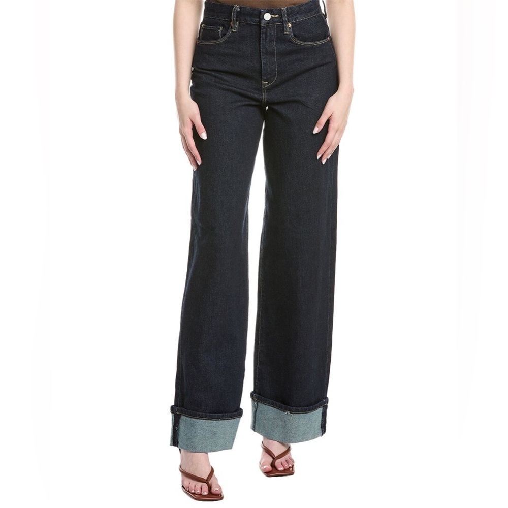 BLANK NYC The Franklin Night Break Wide Leg Jean
